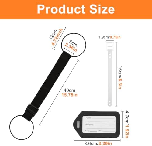 Luggage Strap Set, Adjustable Multi Use Luggage Connector Straps - Image 2