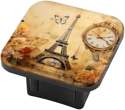 Hitch Cover Fits for 2-Inch Hitch, Vintage Eiffel Tower - Image 2