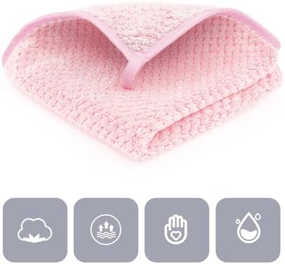 MaopaoBeauty 6 Piece Washcloth Set, 100% Microfiber - Image 2