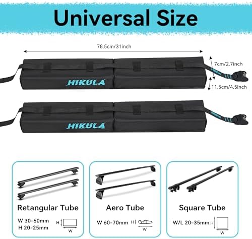 31''Soft Roof Rack Pads for Various Crossbars - Image 2