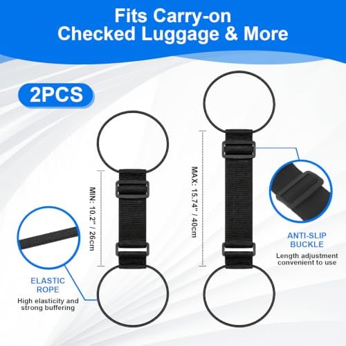 Luggage Straps for Suitcases, 2 Pack - Image 4