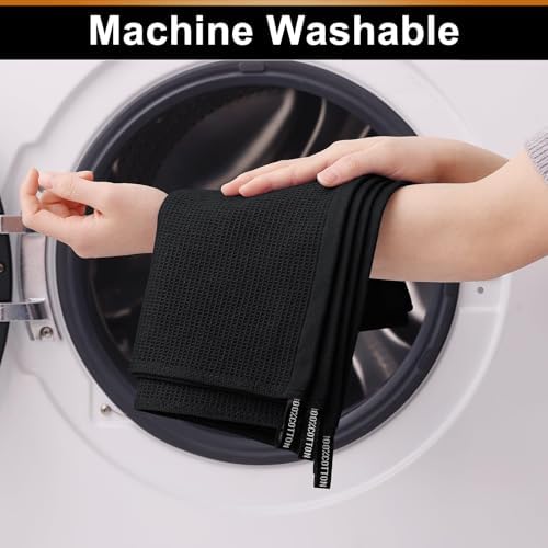 Homaxy 100% Cotton Waffle Weave Dish Cloths, 12 Pack - Image 5