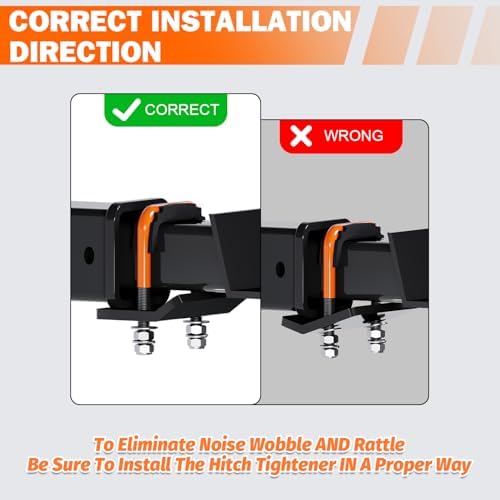 1 Pack Hitch Tightener, Trailer Hitch Stabilizer - Image 5