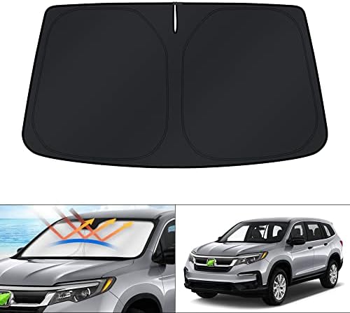 KUST Windshield Sun Shade for 2016-2025 2026 Honda Pilot SUV Accessories Window by KUST
