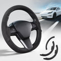Steering Wheel Cover for Tesla Model 3 2017-2023/ Model Y 2020-2024 by Unknown