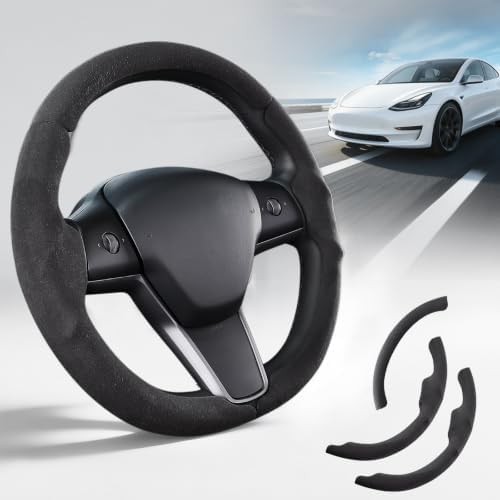 Steering Wheel Cover for Tesla Model 3 2017-2023/ Model Y 2020-2024 by Unknown