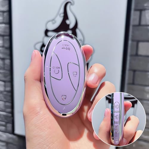 7 Buttons Compatible with Hyundai Key Fob Cover Accessories, Fits - Image 3