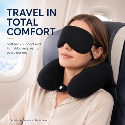 RAINFLOW Travel Neck Pillow Set - Image 4