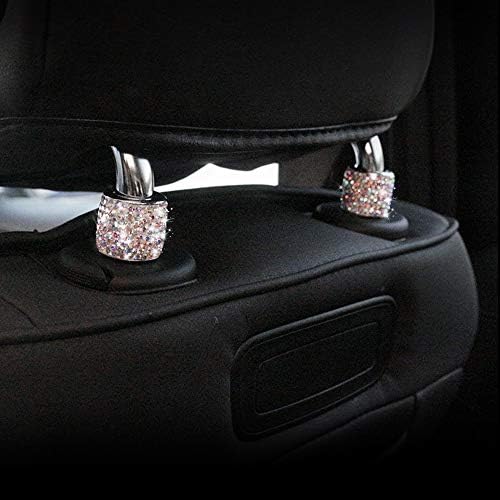 2PCS Car Headrest Collars Decor Rings Bling Bling Interior Decoration Head Rest - Image 4