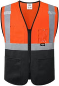 JKSafety Safety Vest for men women Hi Vis Vest by JKSafety
