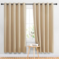 NICETOWN Biscotti Beige Blackout Curtains by NICETOWN