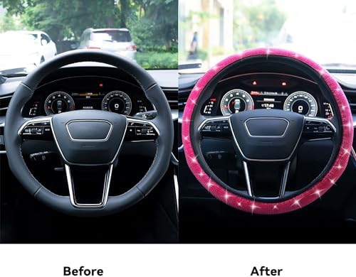 Bling Steering Wheel Cover, Rhinestone Steering Wheel Cover - Image 5