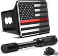 OGYE Heavy American Flag Metal Trailer Hitch Cover by OGYE