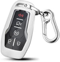 QBUC for Ford Key fob Cover, 4/5 Buttons Smart Key by QBUC