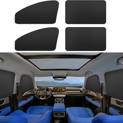 Magnetic Car Window Shades, Keep Cooler Car Curtain by QZZYXYL