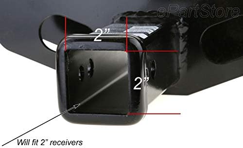 2" American Flag Metal Trailer Hitch Cover - Image 5