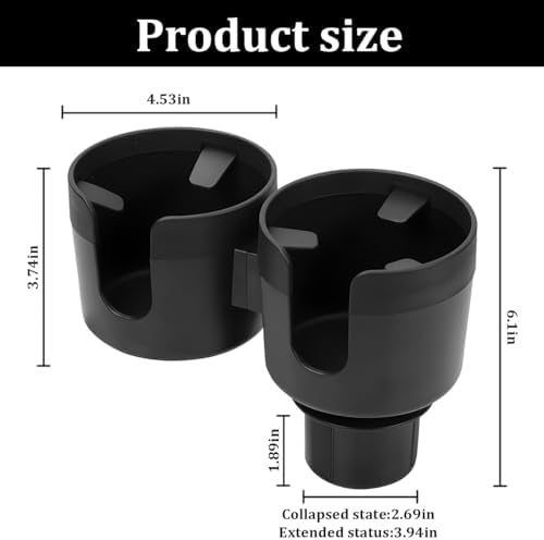 2-in-1 Car Cup Holder Expander - Image 2