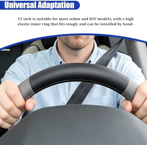 Car Steering Wheel Cover, 14.5-15" - Image 6