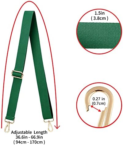 ZOOEASS Wide Shoulder Strap, Adjustable Replacement Belt Crossbody Canvas Bag - Image 3
