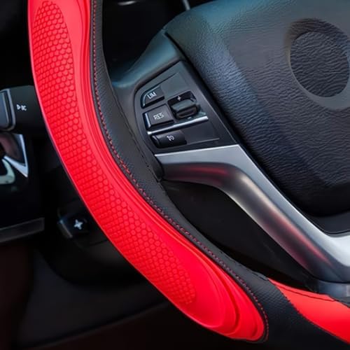 Osilly 15 Inch Artificial Leather Steering Wheel Cover - Image 6