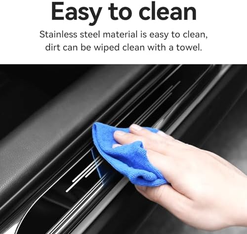 4PCS Door Sill Protector for Toyota 2025 2024 2023 2022 2021 2020 2019 RAV4 - Image 3