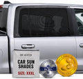 XXXL/Window Sun Shades for Trucks, Full Coverage, Heat & Bug Protection by Qualizzi