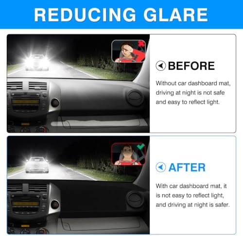 Autorder Dashboard Cover Mat for Toyota RAV4 2006-2012 Accessories Dash Cover - Image 4