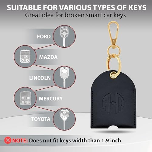 Leather Key Sleeve for Broken Car Key Loop Replacement - Image 6