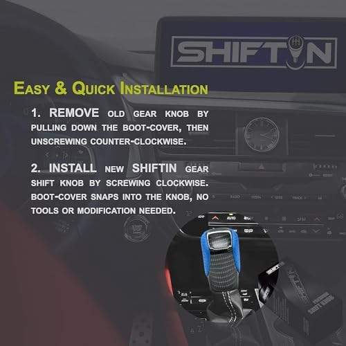 Gear Shift Knob Shifter for Lexus ES300h ES350 GS-200t GS-350 GS450h GX460 - Image 4