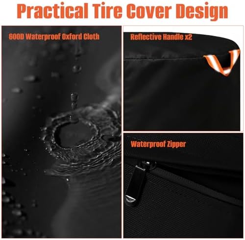 Tire Storage Cover Holds 4 Tires Diameter 32in - Image 6