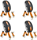 Mytee Products 4 Pack 2" x9' Over The Wheel Tire Straps w/Ratchet, Swivel J by MyteeProducts