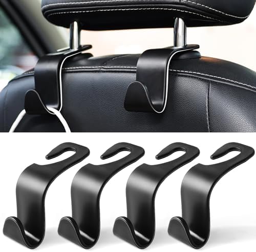 LivTee Car Seat Headrest Hook, Auto Seat Hook Hangers Storage Organizer by LivTee