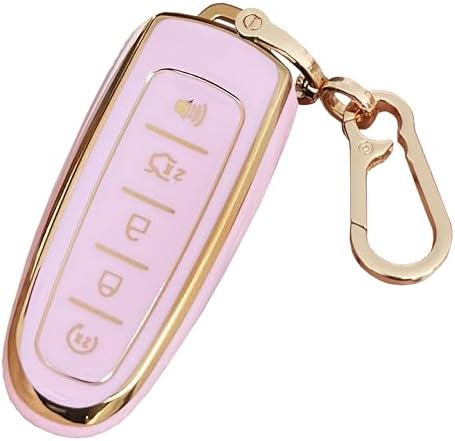 for Ford Key Fob Cover Keyless Remote Smart Key Fob Shell by QIXIUBIA