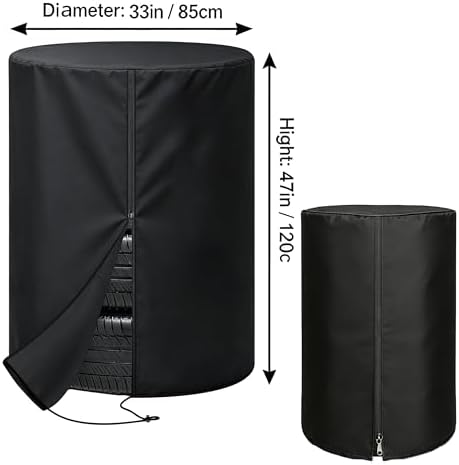 Tire Cover Snow Tire Cover Corrosion-Resistant Tire Protector - Image 2