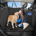 Hard Bottom Dog Car Seat Cover for Back Seat, by ROUWINNE
