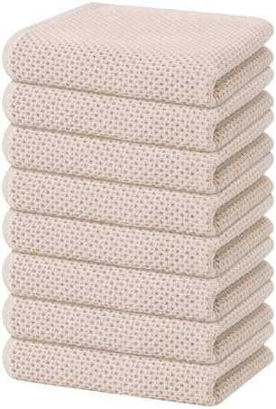 Homaxy 100% Cotton Waffle Weave Kitchen Dish Towels 8-Pack by Homaxy