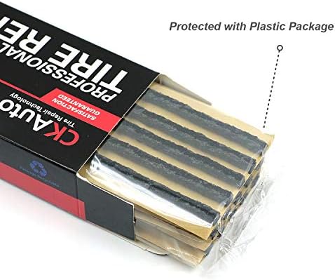 CKAuto 60 pcs 4" Black Tire Repair Strings Tire Repair Plugs - Image 4