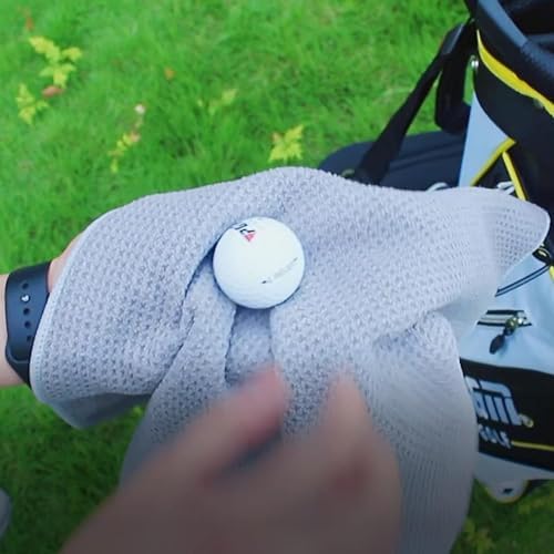 3 Pack 16"x16" Waffle Microfiber Golf Towels - Image 4