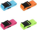 4 Pcs Luggage Straps for Suitcases TSA Approved, Suitcase Belts（4 color） by Unknown