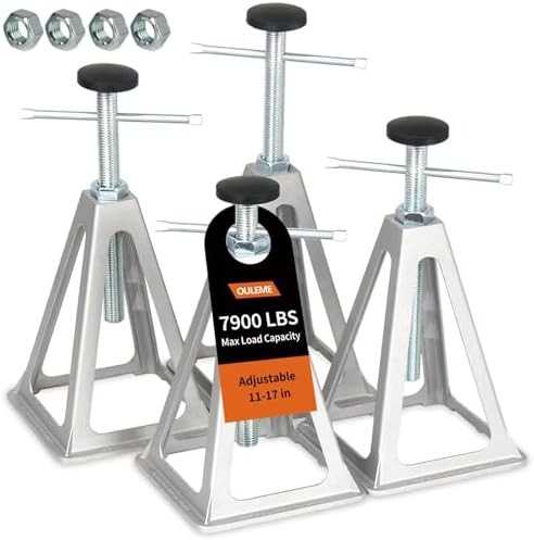 4PK RV Leveling & Stabilizer Jacks, 7900 lbs Camper Stack Jack Stands by OULEME