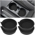 HZEL 4PCS 2.75 Inch PVC Car Cup Holder Coasters by Unknown