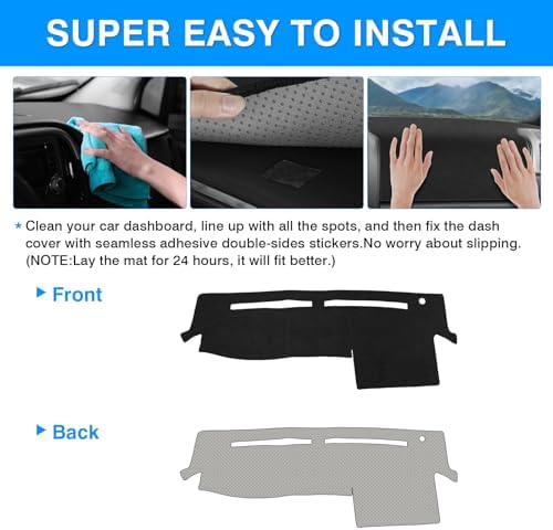 Autorder Dashboard Cover Mat for Chevy Chevrolet Colorado/GMC Canyon 2004-2012 - Image 5