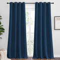 NICETOWN Blackout Curtains for Office 2 Panels 55 x 120-inch Moroccan Blue by NICETOWN