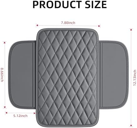 Leather Waterproof Car Armrest Console Pad - Image 5