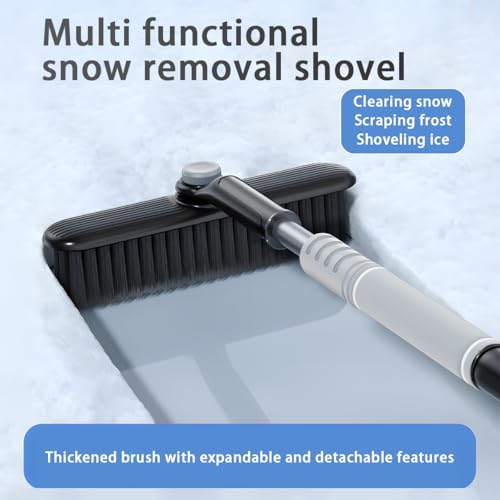 Mandark Car Windshield Snow Brush and Ice Scraper, Detachable Extendable - Image 6