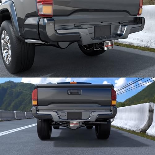 Heavy American Flag Metal Trailer Hitch Cover - Image 7