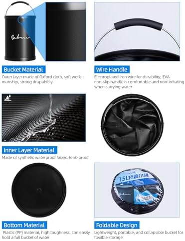 4 Gallon Collapsible Bucket - Image 5