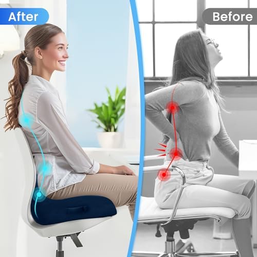 CushZone Extra Large Seat Cushion, Sciatica Support - Image 7