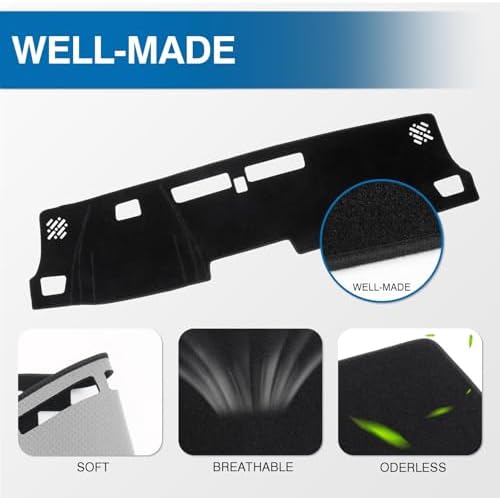 KUST Dash Cover Mat for 2023-2025 2026 Chevy Chevrolet Colorado/GMC Canyon - Image 4
