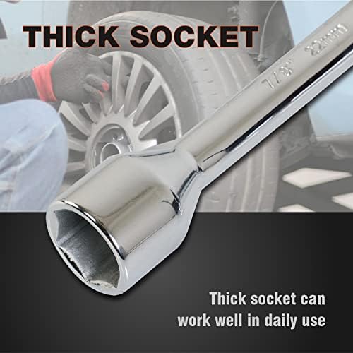 Jack Boss 14 Inch Universal Folding Cross Lug Wrench 4 Way Tire Iron - Image 6